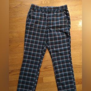Plaid dress pants